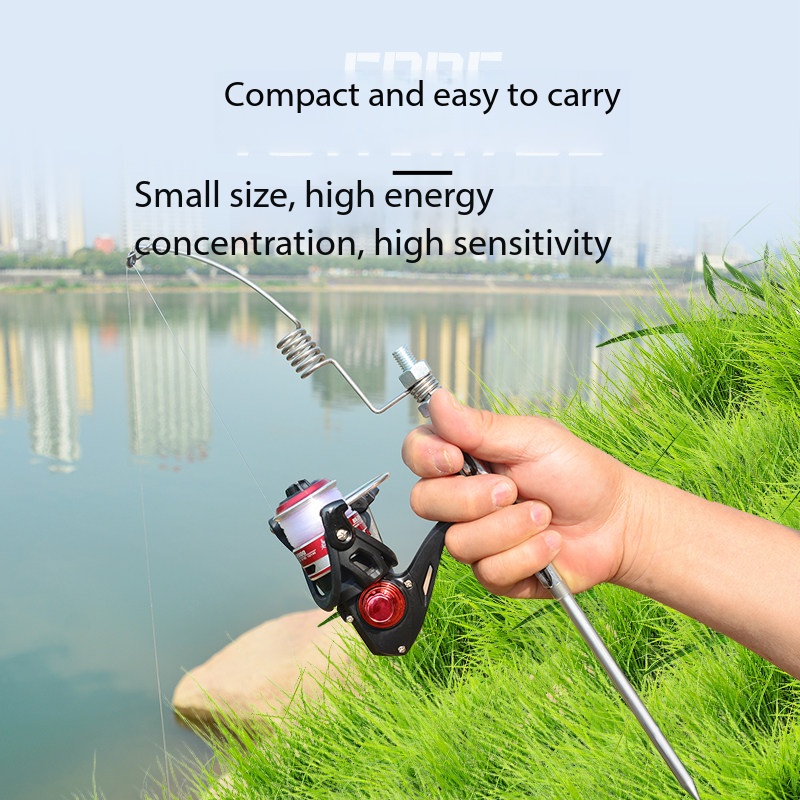Spring Rod Mini Portable One-P - đánh giá và giá Ice Fishing Reel